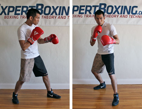 boxing footwork tips - hands down