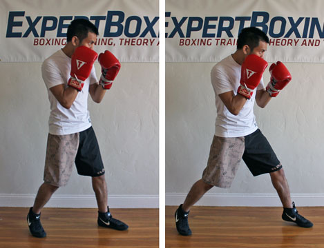 boxing footwork tips - toe step